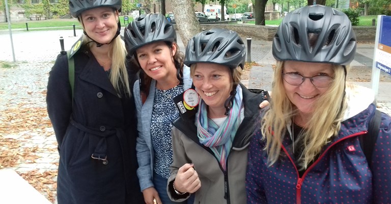 En storsatsning bland Lunds studenter för ökad cykelhjälmsanvändning!