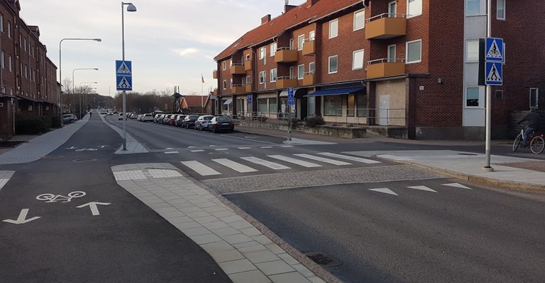 Hög andel osäkra passager för barn och andra oskyddade trafikanter i Skåne